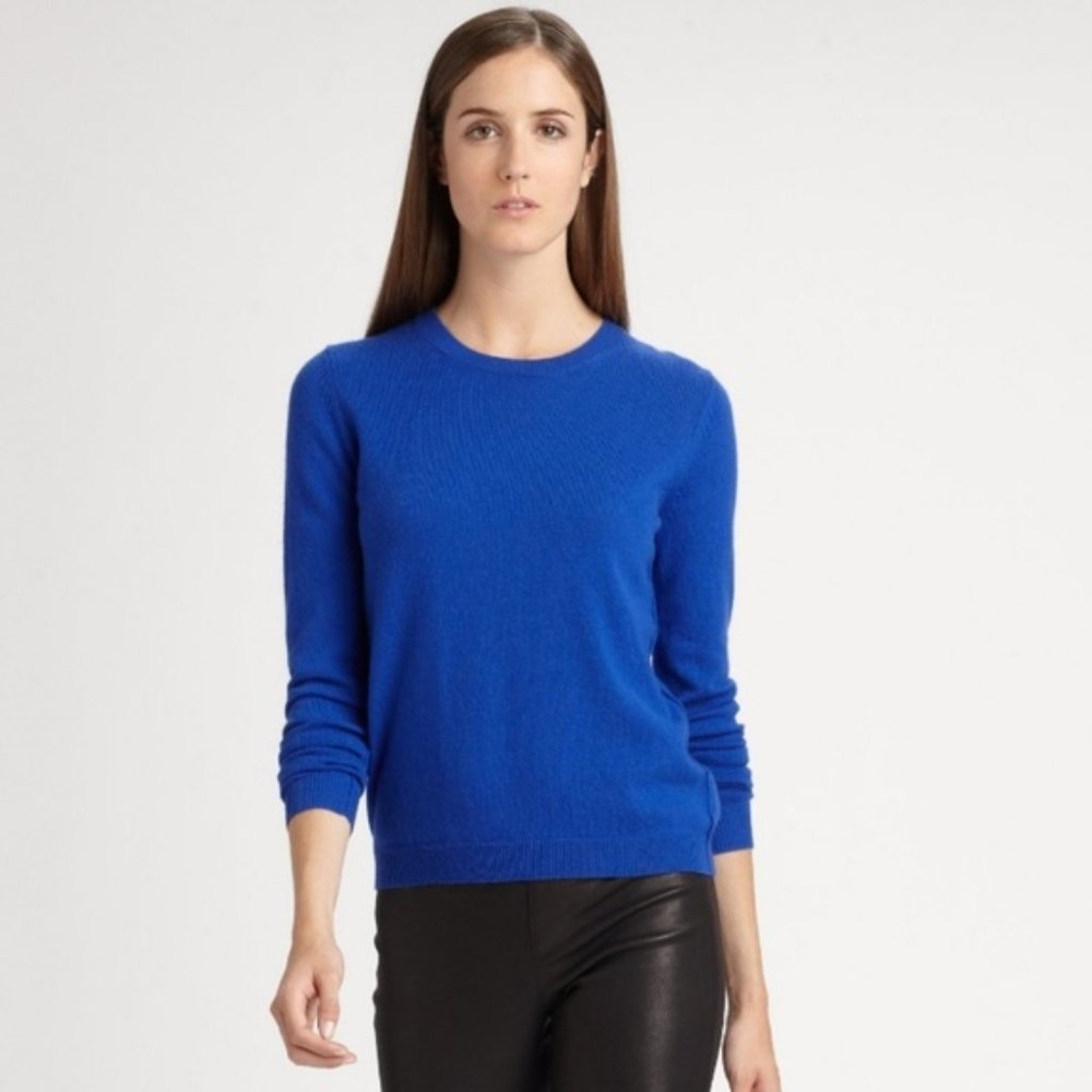 J.Crew Italian Cashmere Royal Blue Sweater